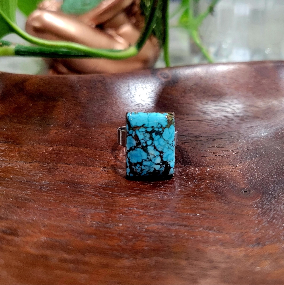 RARE Tibetan Turquoise Ring (adjustable)